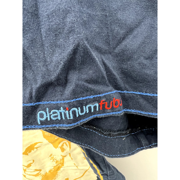 Muhammad Ali FUBU Platinum T-Shirt Large Blue Embroidered Graphic Rare VTG - Picture 7 of 10